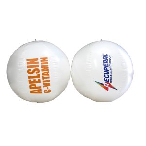 Pelotas Blancas Publicitarias 1 Mts