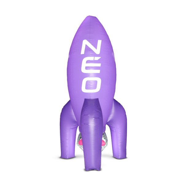 Cohete Replica 3 Mts Con Luz Neo - Imagen 2