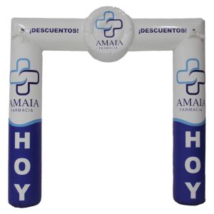 ARCO INFLABLE 3 X 3 MTS FARMACIA AMAIA
