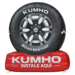 CARTEL INFLABLE RUEDA KUMHO 3MTS ALTURAS