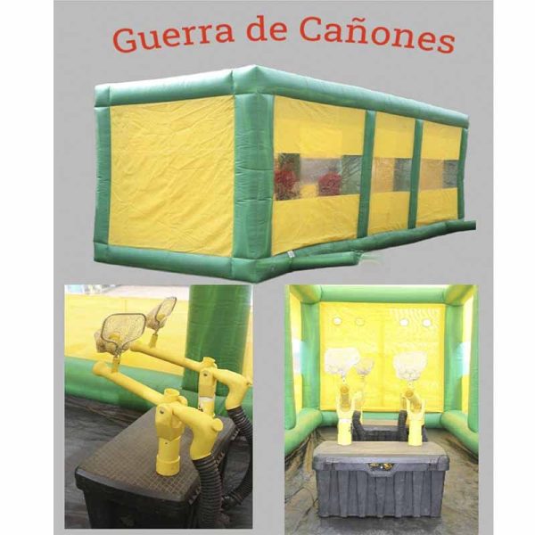 GUERRA DE CAÑONES 12MTS X 5MTS